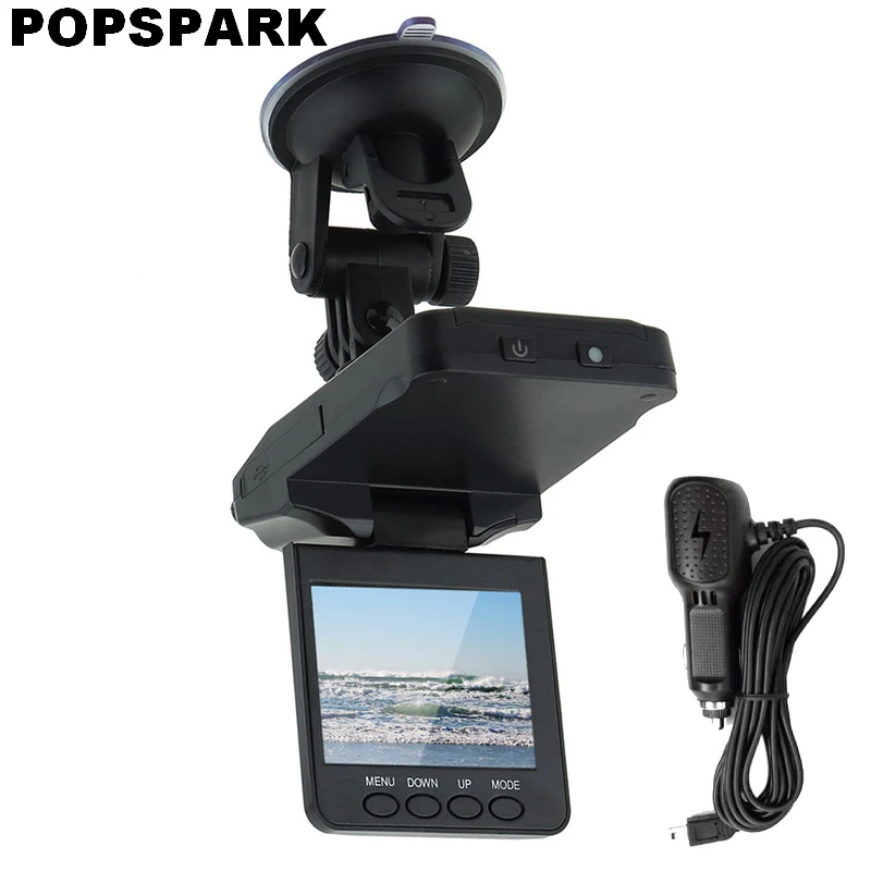 1X 2 5 270Degree LCD HD DVR Car font b Camera b font 6 LED IR