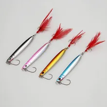 4 шт./партия Ilure наживка-Мормышка 30 г медленное отжимание быстрое отжимание с тройными крючками и один крючок