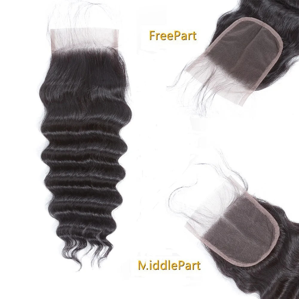 QT бразильские свободные темно-более синтетические волосы волнистые 4*4 швейцарские кружева часть Remy человеческие волосы кружева закрытие натуральный цвет