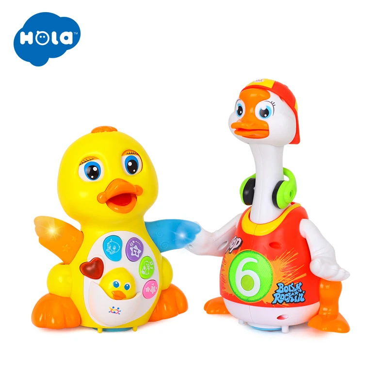 Najtaniej Tańcząca kaczka ze światłem muzyką elektryczną uniwersalną i huśtawką gęsią ze światłem muzyką (3 kolory różne)