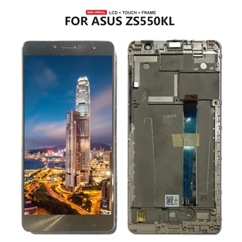 

For Asus Zenfone 3 Deluxe ZS550KL Z01FD LCD Display Digitizer Touch Screen Sensor Assembly + Frame
