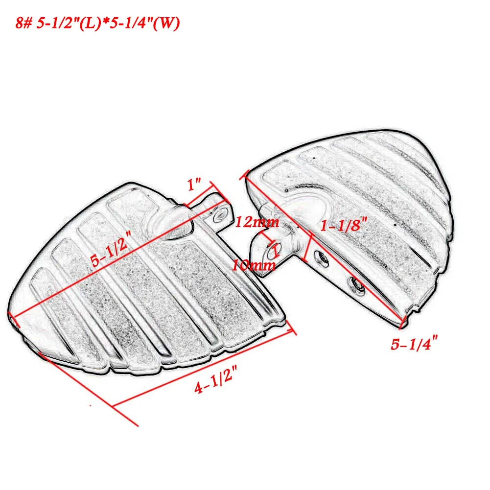 Мотоцикл мужские подножки хром черный Подножка педаль Highway алюминий подходит для таможни 10 мм мужской для Harley Davidson