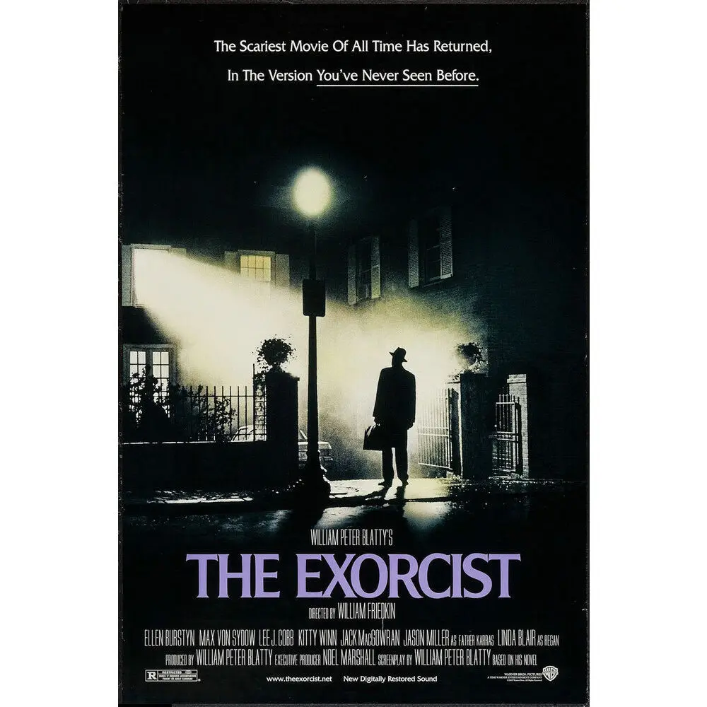 Q1648 Плакаты и принты EXORCIST из фильма ужасов 12x18 24x36 дюймов художественный постер