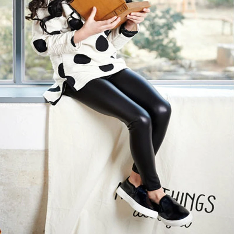 Legging Cuir Bebe Fille