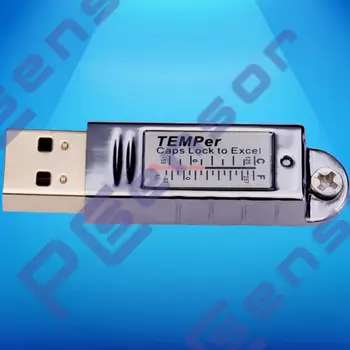 

USB thermometer waterproof indoor -55~125c temperature monitoring alarming for room warehouse machine, excel txt logging