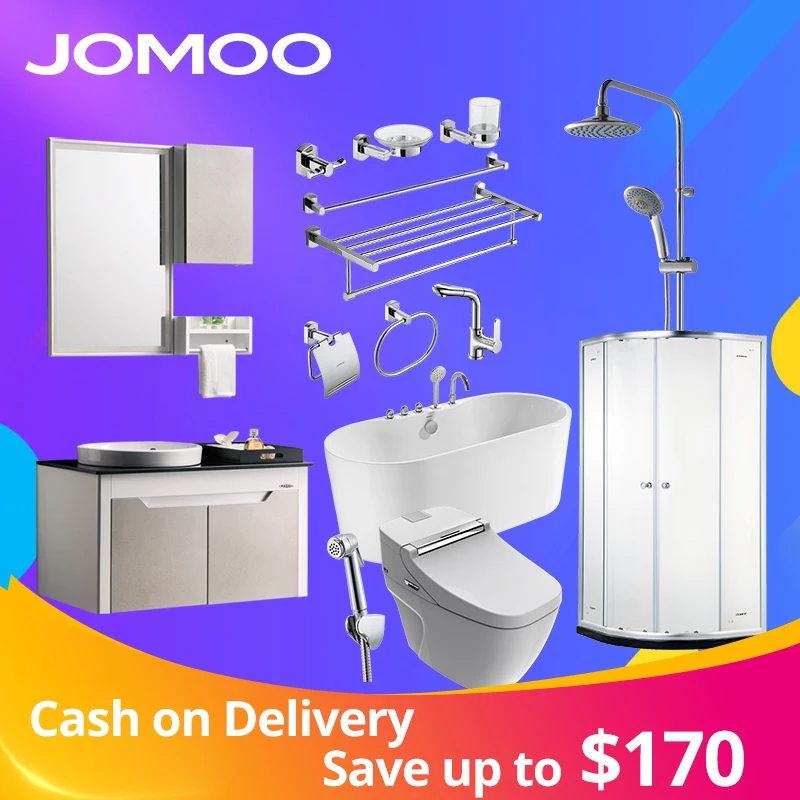JOMOO Bathroom Hardware Sets Basin Faucets Shower Set Bathtub Bathroom Cabinet sanitary ware suit Toilet Bowl Wall Paper Holder JOMOO Bathroom Hardware Sets Basin Faucets Shower Set Bathtub Bathroom Cabinet sanitary ware suit Toilet Bowl Wall Paper Holder
