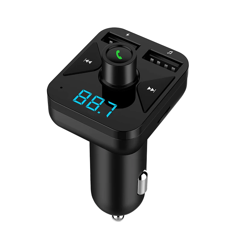 

New Car Dual USB 2.0 3.4A Charger Automobile Wireless Bluetooth Mp3 Player