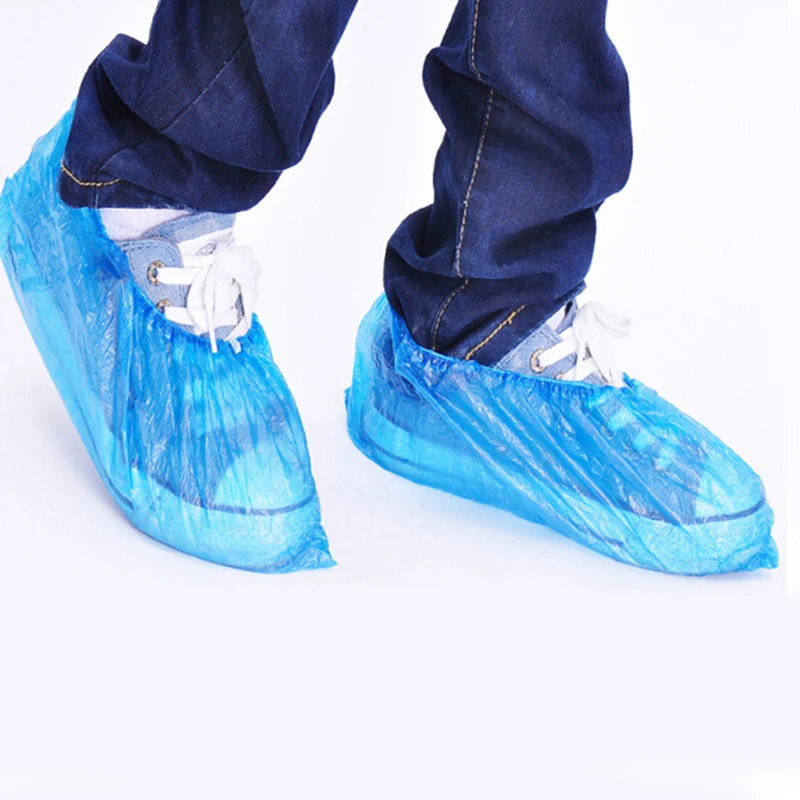 40Pcs Disposable Medical Waterproof Boot Covers Plastic Shoe Covers
