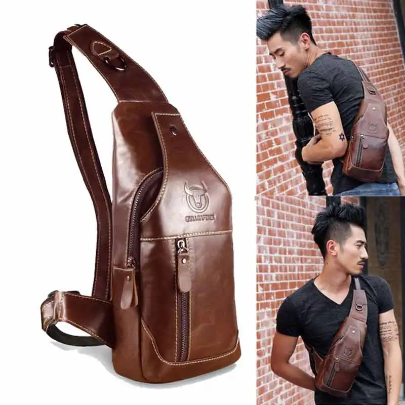 crossbody couro touro dos homens Ocasião : Versátil