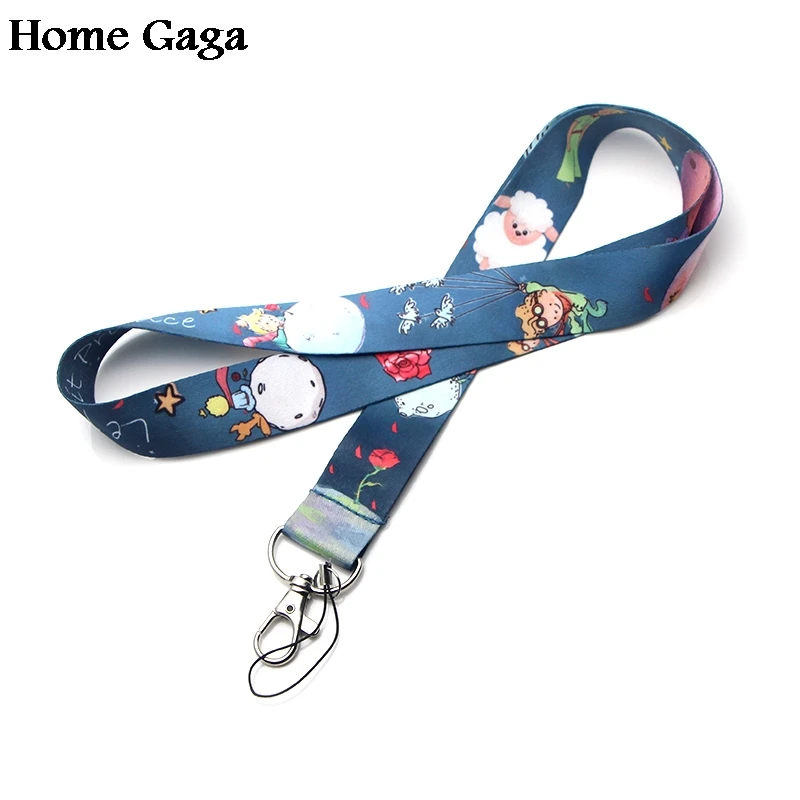 Homegaga Маленький принц мультфильм diy брелок ремешок тесьма лента шейный ремень эмблема на ткани держатель телефона Ожерелье Аксессуар D1704