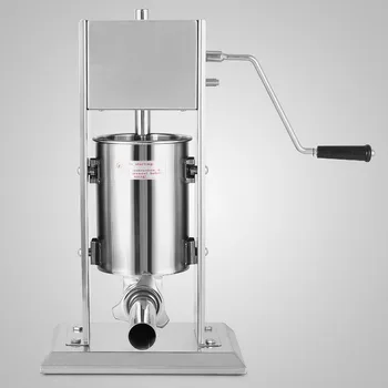 

3L Vertical Commercial Sausage Stuffer Two Speed Stainless Steel Meat Press
