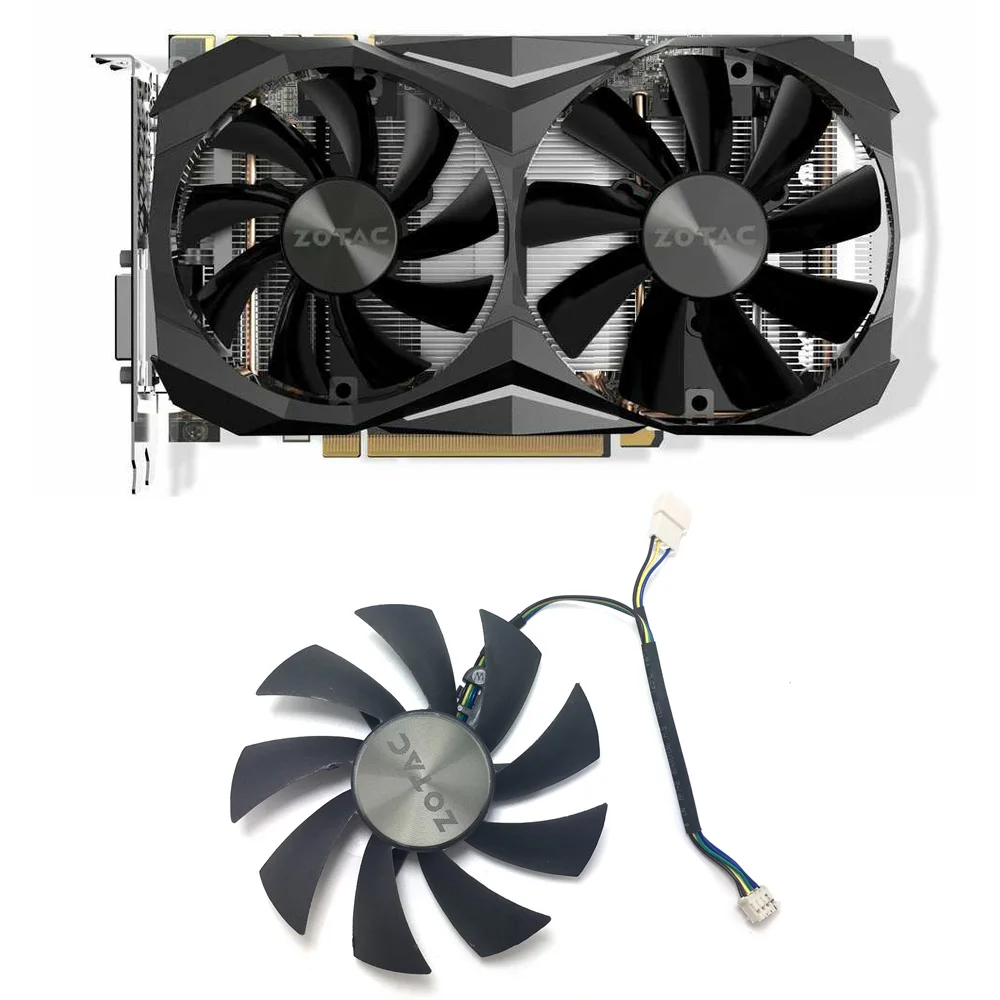 87 мм GA92S2H GA91S2H GAA8S2U вентилятор охлаждения для ПК для ZOTAC GTX 1060 1070 Ti MINI HA 1080 Ti мини GPU Графический карта охлаждающий вентилятор