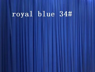3 м x 6 м(10FT* 20ft) свадебная вечеринка события этапе декор белый ткань льда шелка драпировка занавес фон - Цвет: royal blue