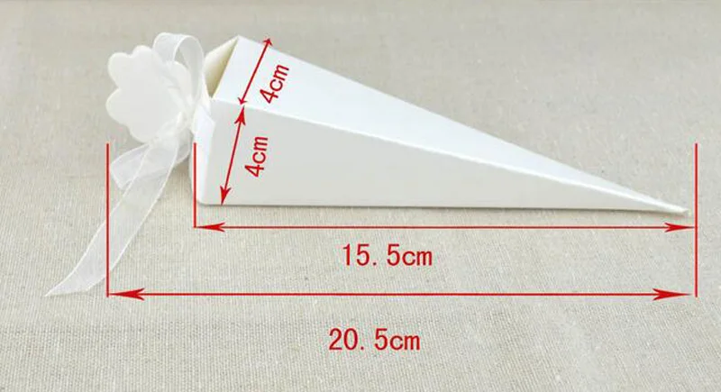 50pcs Ice Cream Candy Box Wedding Gift Sweet Box With Ribbon Wedding Gifts For Guests Wedding Decoration Event Party Supplies bridesmaid gift bags