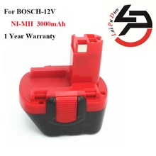 Haute qualité 3000 mAh 12 V NI-MH Remplacement Power Tool Batterie pour Bosch: BAT120, 26073 35273, BAT139, 26073 35274, BAT046
