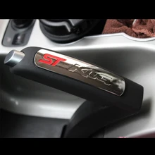 Жеребенок сжигание ABS чехол ручного тормоза автомобиля ручной тормоз отделка наклейка чехол для Ford Kuga Escape 2012 2013 аксессуары