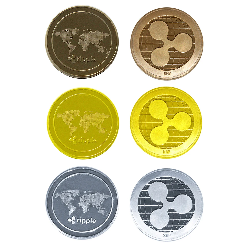 Коллекционные монеты Bitcoin эфириум/Litecoin/Dash/Ripple монета 5 видов памятной монеты Прямая поставка