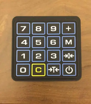 

English version DIGI DS-788 4x4 keyboard film / keyboard pad