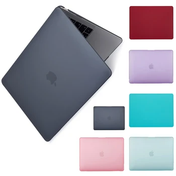 

Crystal / Matte Laptop Case For MacBook Air Pro Retina 11 12 13.3 15 Cover New Pro 13 15.4 inch with Touch Bar A2159 A1707 A1708