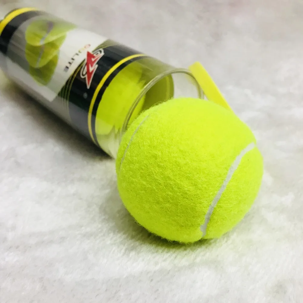 3 قطعة المهنية عالية مرونة التدريب التنس كرات الكريكيت المطاط تنيس الكرة المنافسة ممارسة تمارين Tennisballen 3 قطعة المهنية عالية مرونة التدريب التنس كرات الكريكيت المطاط تنيس الكرة المنافسة ممارسة تمارين Tennisballen