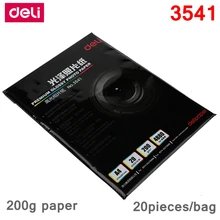 20 шт./лот для кулинарно-деликатесной продукции 3541 оберточная бумага Premium Glossy фотобумага 200 г A4 фотобумага 210x297 мм цветная бумага для струйной печати