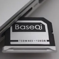 Baseqi алюминий 128 ГБ хранения карты расширения для MacBook Pro 15 "Retina (начала 2013 года и перед) -iSDM503