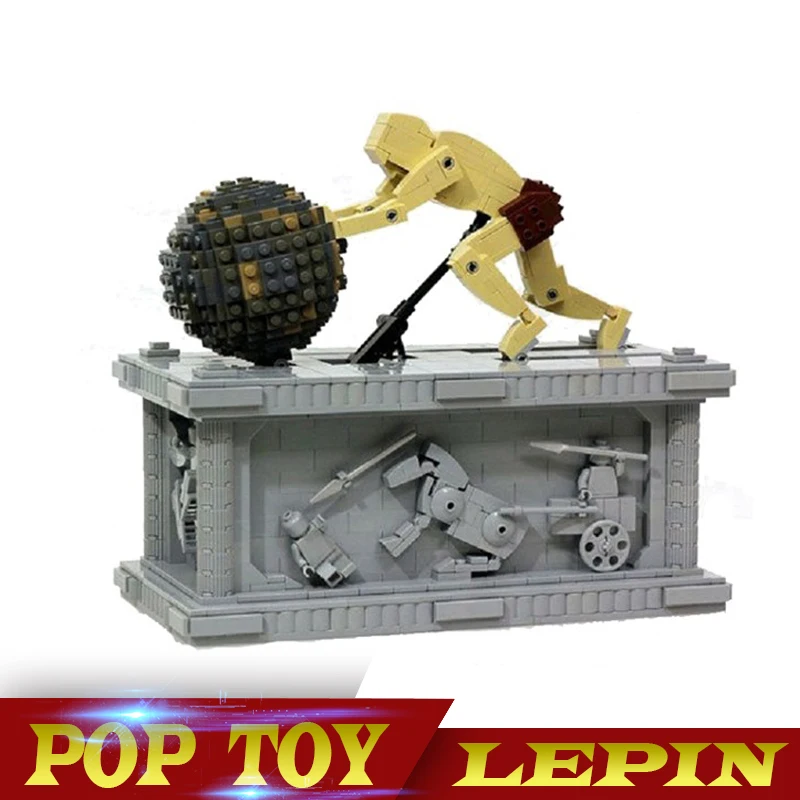 

NEW Lepin 23017 1462Pcs the Movie Series 1518 MOC Le Mythe de Sisyphe Building Blocks Bricks Model to Holiday Toys Gift