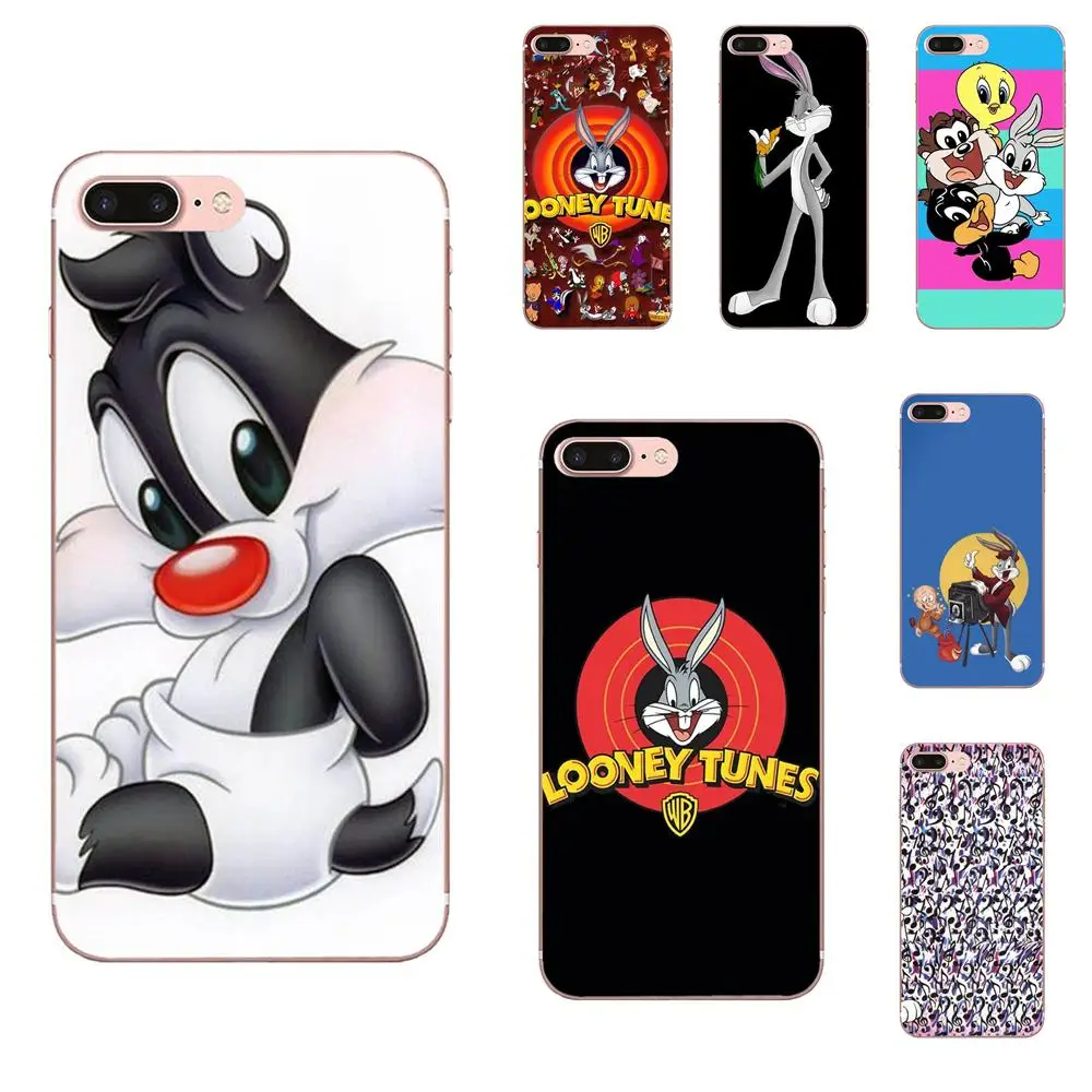 

TPU Phone For Huawei Nova 2 V20 Y3II Y5 Y5II Y6 Y6II Y7 Y9 G8 G9 GR3 GR5 GX8 Prime 2018 2019 Bug Bunny Rabbit Scrub