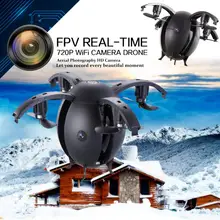 2017 Egg Shaped Mini Done With Camera 0.3MP 668-A6HW RC Quadcopter Wifi APP Control Selfie Drone Helicopter Aircraft FPV Dron