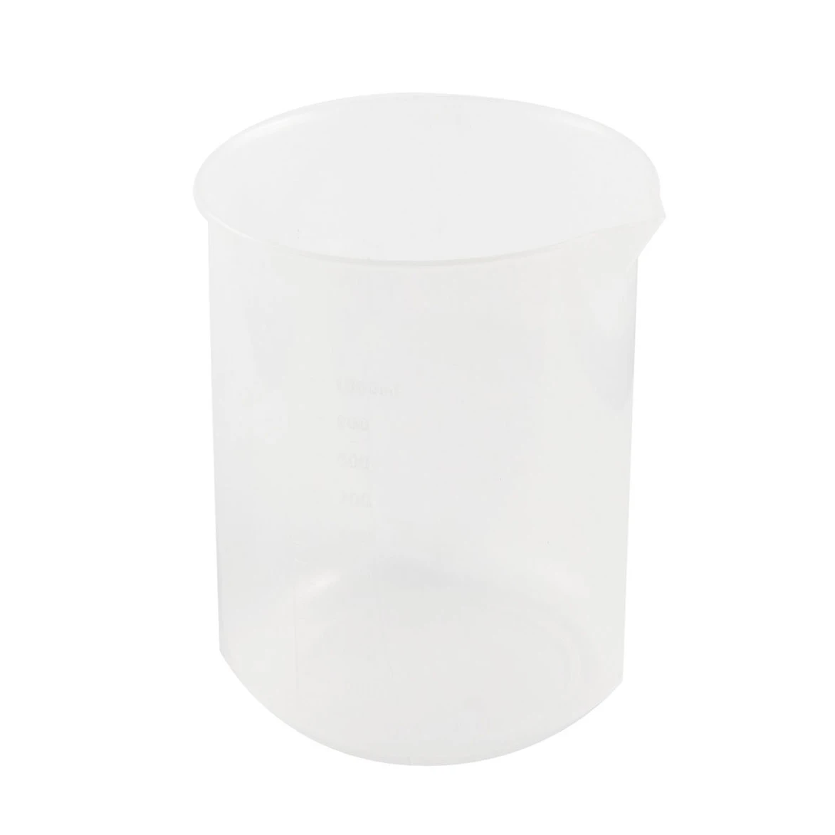 Доступный прозрачный белый пластиковый мерный стаканчик 50 мл для муки, сахарной жидкости