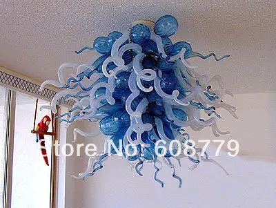 Синий и белый выдувное стекло пузырчатая Люстра для продажи|glass bubble chandelier|bubble