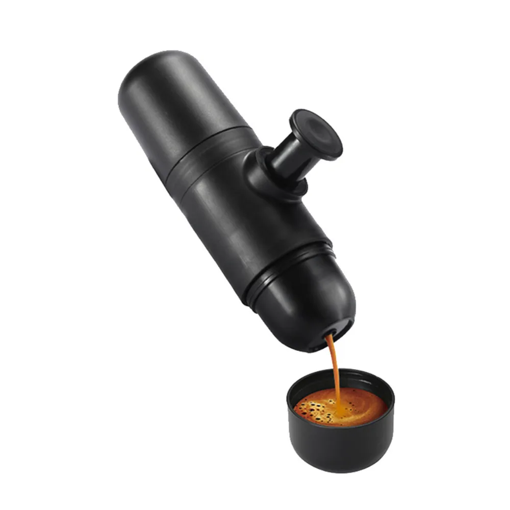 

Portable Stainless Steel Mini Coffee Maker Handheld Manual Espresso Coffee Pot Bottle Percolators Pressure Machine For Travel