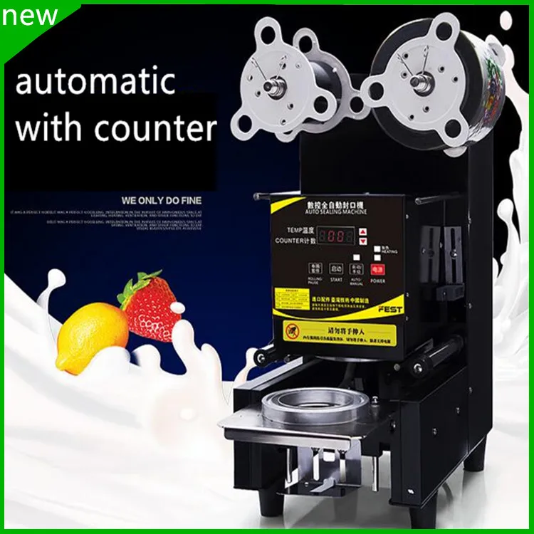free shipping hot sale commercial Automatic Bubble Boba Tea Coffee PP,PE,PC Plastic Cup Sealing Sealer Machine free shipping hot sale commercial Automatic Bubble Boba Tea Coffee PP,PE,PC Plastic Cup Sealing Sealer Machine