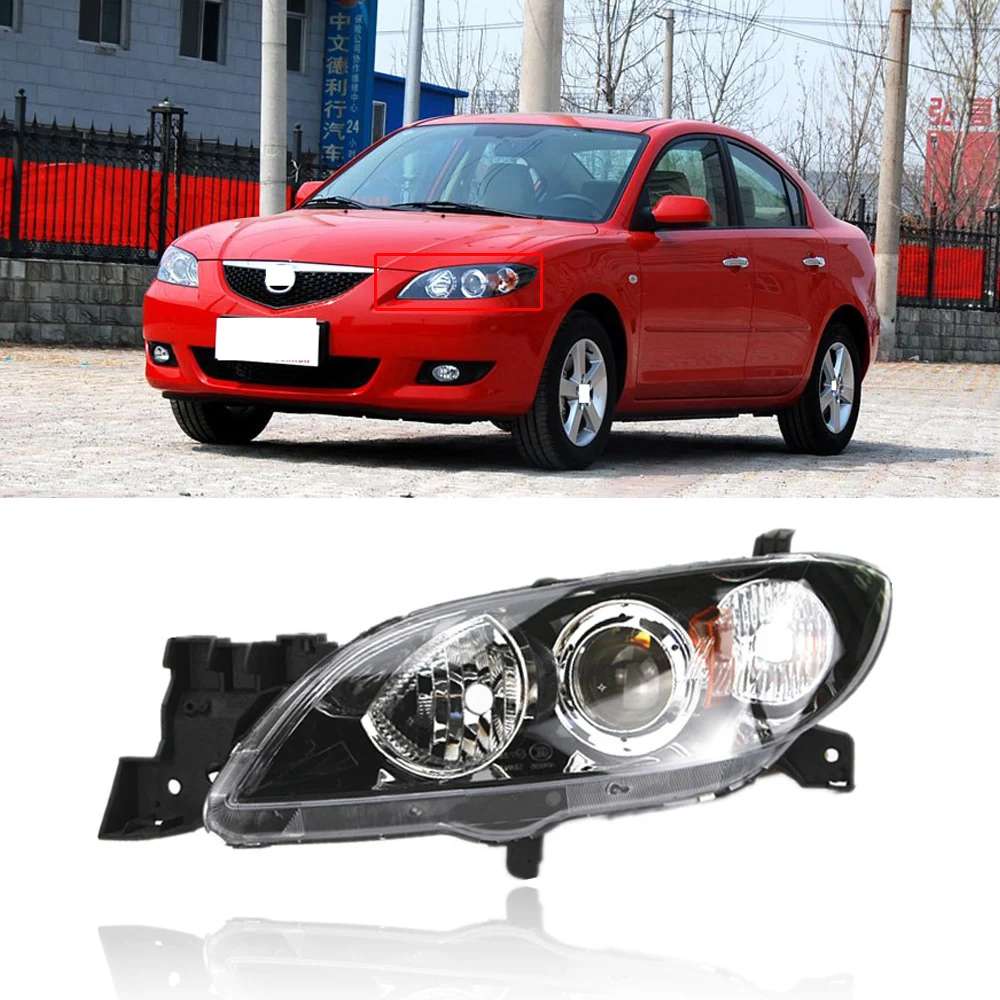 

CAPQX For Mazda 3 Mazda3 M3 2008 2009 Front Headlight Head Light Headlamp Driving lamp Assembly