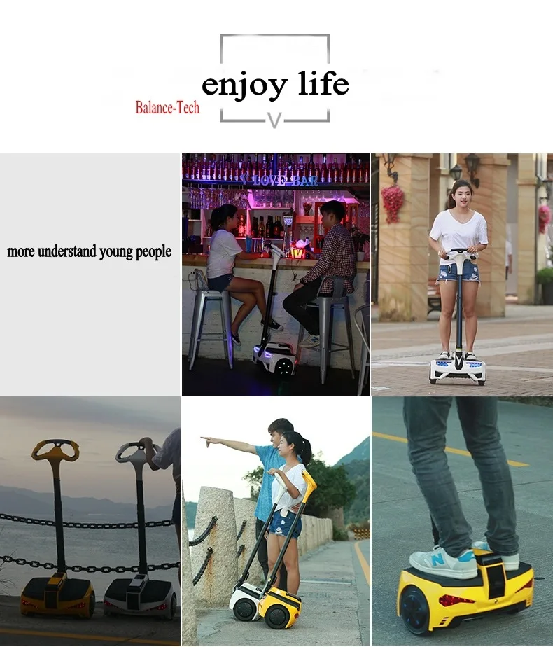 Oxboard Hoverboard Handle Auto Scooter Smart Balance Electric Skateboard Electric Skate 2 Wheels Hoverboard Skateboard 2*1000W