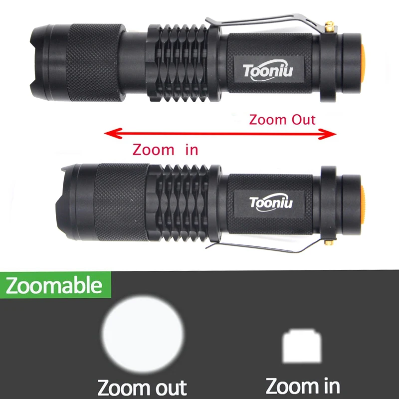 XML-L2 2500lm مضيا السلطة العليا البسيطة XML-T6 زوومابلي الشعلة مدعوم من 18650 ليثيوم بطارية ل ركوب التخييم الصيد