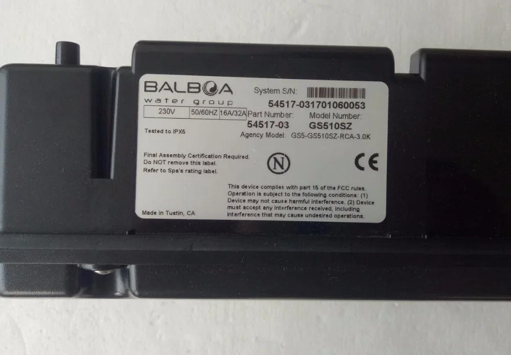 Spa Pool Balboa controller Set GS510SZ Controller Box or Balboa VL701S panel 