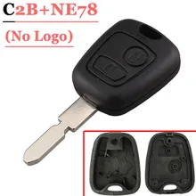 Хорошее качество(5 шт./лот) Замена 2 Пульт дистанционного управления с кнопками с NE78 лезвие без логотипа для peugeot c-itroen