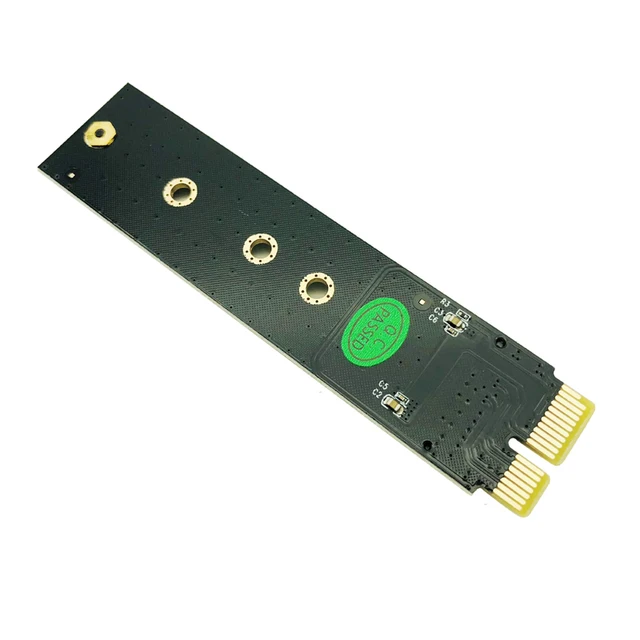 Adaptador M.2 NVMe SSD PCI-E, Conector de llave PCI Express 3,0x1 M, tarjeta de expansión de alta velocidad, compatible con 2230, 2242, 2260, 2280, tamaño M.2, SSD Adaptador M.2 NVMe SSD PCI-E, Conector de llave PCI Express 3,0x1 M, tarjeta de expansión de alta velocidad, compatible con 2230, 2242, 2260, 2280, tamaño M.2, SSD