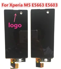 Black/White For Sony Xperia M5 Dual E5663 E5603 E5653 LCD Display + Touch Screen Digitizer Assembly For Sony M5 lcd Tools