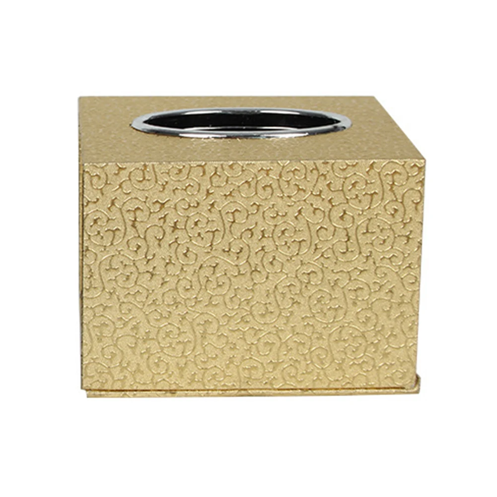 Туалетный столик практичный бумажный Держатель Квадратный PU кожаный отель коробка для салфеток для туалета офиса домашнего хранения декоративный автомобиль