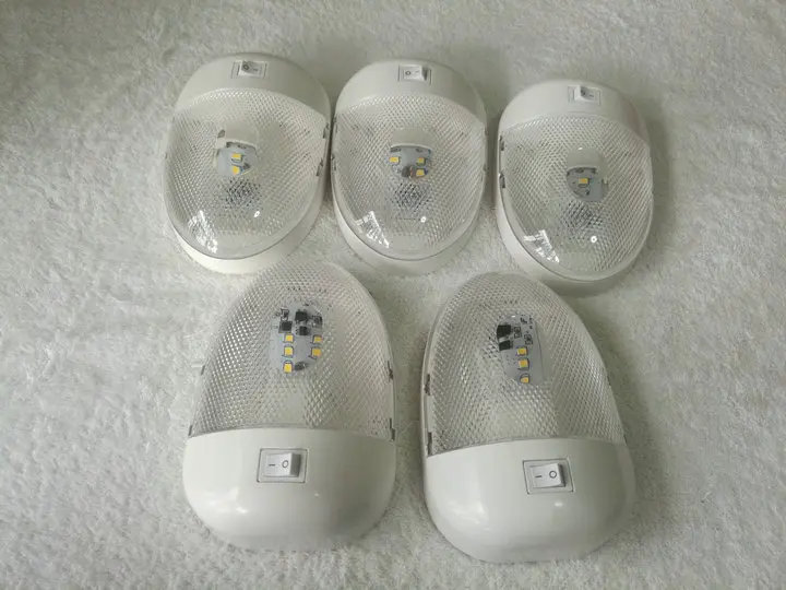 Plafoniera Led 12v Camper : Rv led v fixture ceiling camper trailer marine single dome