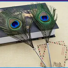 Почта Европейский ретро перо ручки, перья павлина, мозаичная модель, творческие ручки, шариковые ручки, подарки на день рождения
