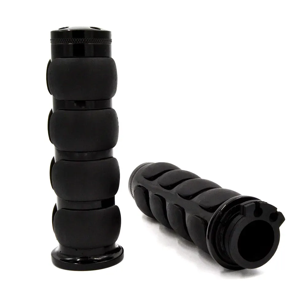 RUOCH Universal Bobber Handlebar Grips For 883 Harley Sporster Throttle Grips Yamaha Road Star Suzuki Intruder 1500 1 78 (14)