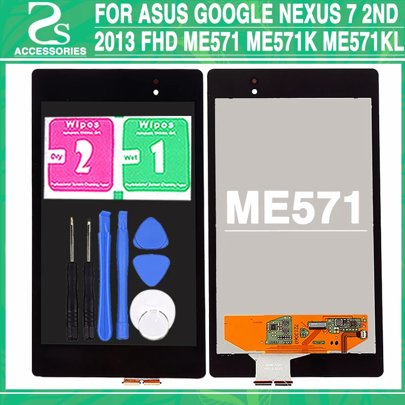 

New ME571 LCD Touch Screen For ASUS Google Nexus 7 2nd 2013 FHD ME571 ME571K ME571KL Display Digitizer Touch Sensor Panel