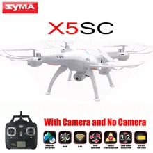 100% Оригинал SYMA X5SC X5SC-1 Drone 2.4 Г 4CH 6 Ось RC Toys С 2-МЕГАПИКСЕЛЬНОЙ HD Камера Quadcopter квадрокоптер и Нет Камеры вертолет