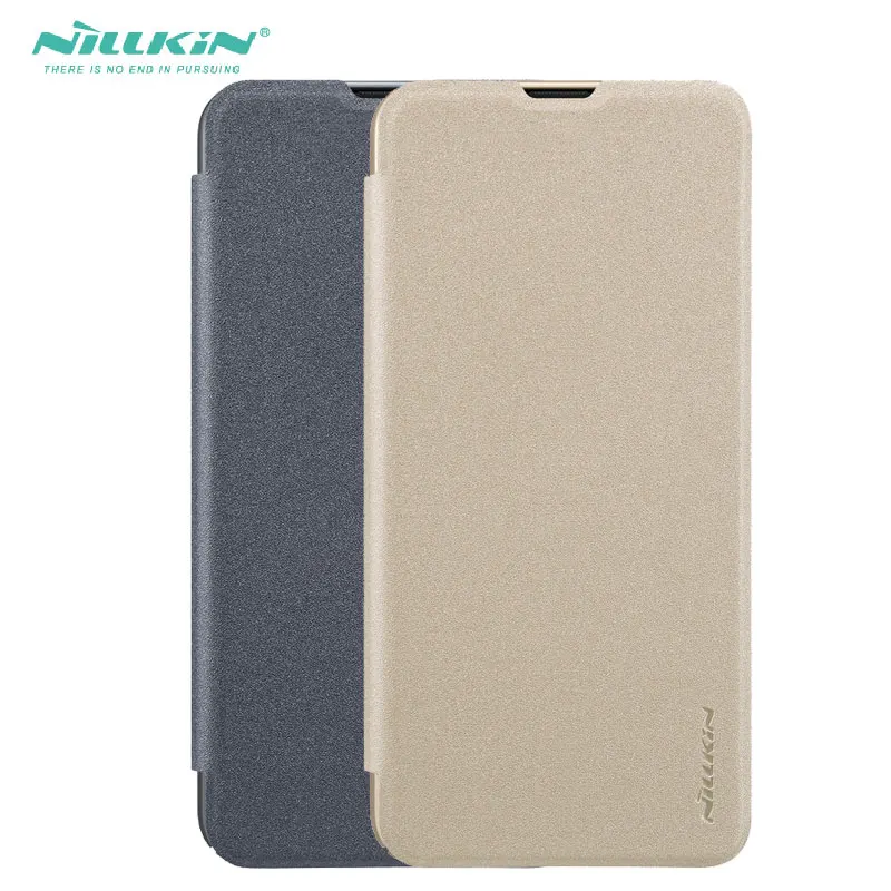 

for Samsung M20 Flip Case Frosted Nillkin Sparkle Wrap Cover For Samsung Galaxy M20 Full Protective Case