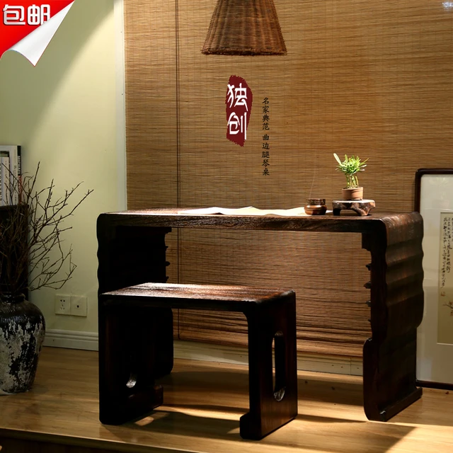 The New Shipping Burn Paulownia Wood Antique Qin Qin Tables Tables The new shipping burn paulownia wood antique Qin Qin tables tables piano musician recommend high- - The New Shipping Burn Paulownia Wood Antique Qin Qin Tables Tables