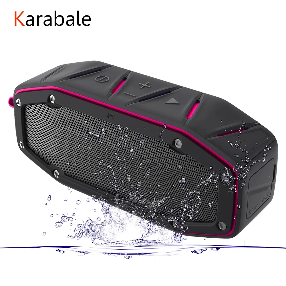 IPX7 Waterproof Bluetooth Speaker 10W Dual Driver Portable Outdoor True