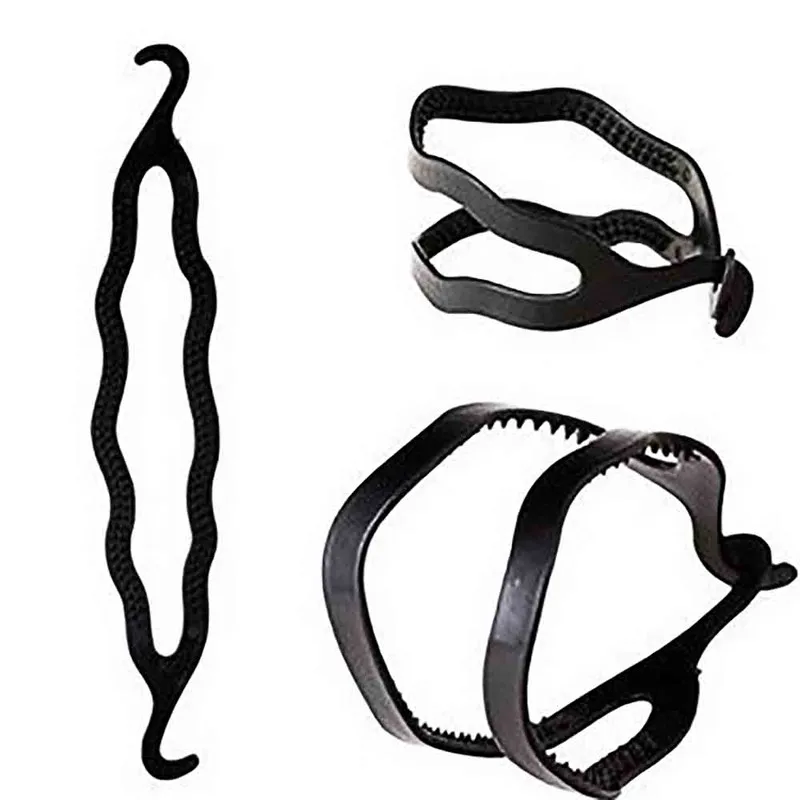 4pcs Plastic Magic easy Bun Hair Twist Braid Tool Holder Clip hair style maker Braiders Styling Tool